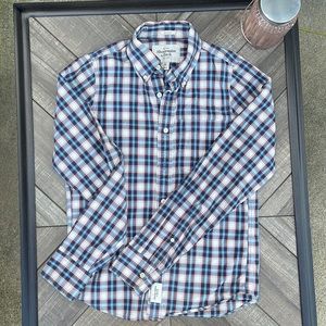 A&F plaid button-up shirt